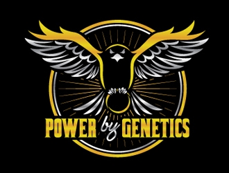 POWER by GENETICS logo design by gogo