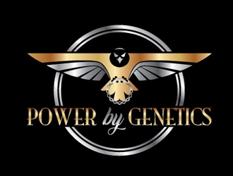 POWER by GENETICS logo design by gogo