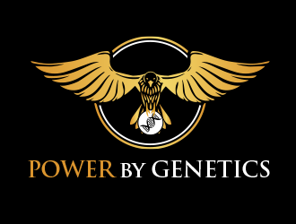 POWER by GENETICS logo design by BeDesign