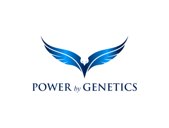 POWER by GENETICS logo design by DiDdzin