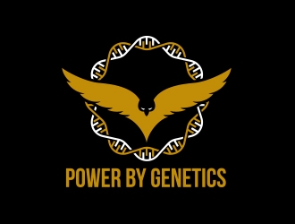POWER by GENETICS logo design by MarkindDesign