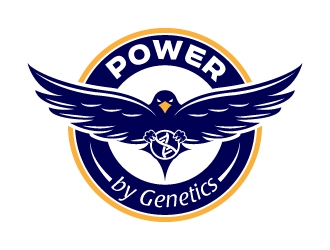 POWER by GENETICS logo design by jaize