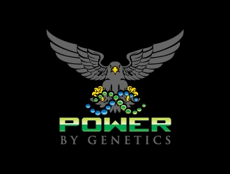 POWER by GENETICS logo design by samuraiXcreations