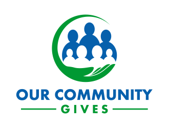 Our Community Gives logo design by cintoko