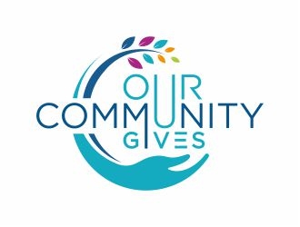 Our Community Gives logo design by 48art