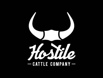 Hostile Cattle Company logo design by maserik