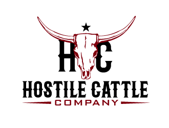 Hostile Cattle Company logo design by THOR_