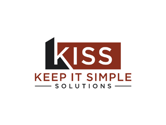 Keep It Simple Solutions. KISS for short logo design by ndaru