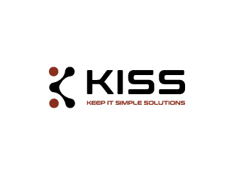 Keep It Simple Solutions. KISS for short logo design by PRN123