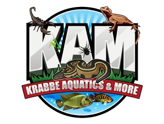 Krabbe Aquatics & More logo design by Aelius