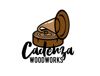 Cadenza Woodworks logo design by serprimero