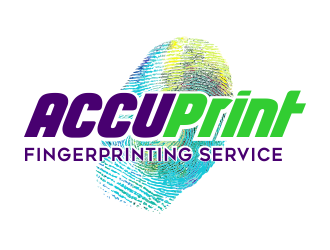 ACCU-Print Fingerprinting Service logo design by AisRafa