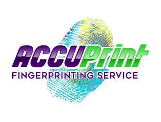 ACCU-Print Fingerprinting Service logo design by AisRafa
