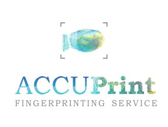 ACCU-Print Fingerprinting Service logo design by ManishKoli