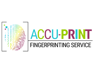 ACCU-Print Fingerprinting Service logo design by Coolwanz