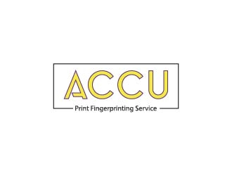 ACCU-Print Fingerprinting Service logo design by chumberarto