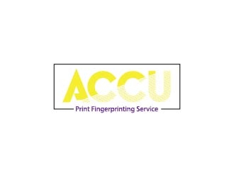 ACCU-Print Fingerprinting Service logo design by chumberarto