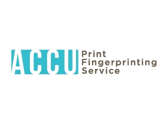 ACCU-Print Fingerprinting Service logo design by Lovoos
