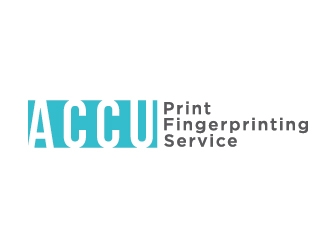 ACCU-Print Fingerprinting Service logo design by Lovoos