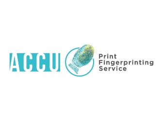ACCU-Print Fingerprinting Service logo design by Lovoos