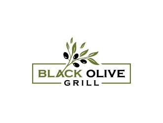 Black Olive Grill logo design by CreativeKiller