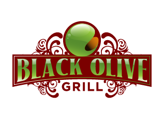 Black Olive Grill logo design by PRN123