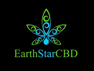 EarthStarCBD.com logo design by b3no