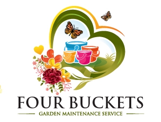 Four Buckets and a Swiss Miss logo design by dorijo