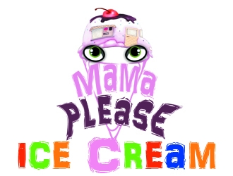 Mamma Please Ice Cream  logo design by AnasHalaibeh