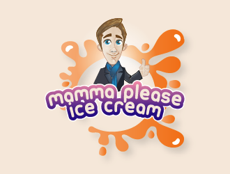 Mamma Please Ice Cream  logo design by czars