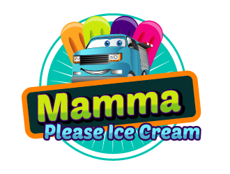 Mamma Please Ice Cream  logo design by axel182