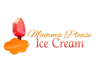 Mamma Please Ice Cream  logo design by Dawnxisoul393