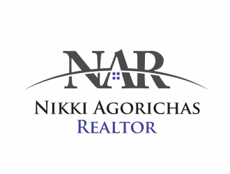 Nikki Agorichas Realtor logo design by up2date