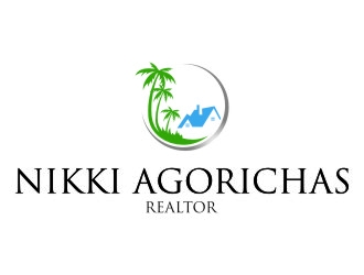 Nikki Agorichas Realtor logo design by jetzu