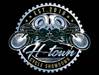 H-Town Cycle Showdown logo design by nexgen