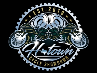 H-Town Cycle Showdown logo design by nexgen