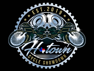 H-Town Cycle Showdown logo design by nexgen