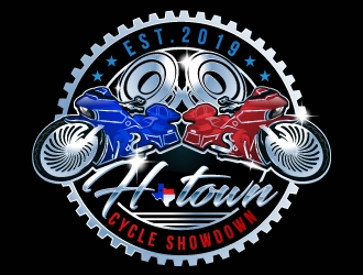 H-Town Cycle Showdown logo design by nexgen