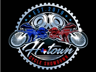 H-Town Cycle Showdown logo design by nexgen