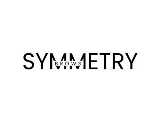 Symmetry Brows logo design by dibyo
