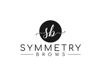 Symmetry Brows logo design by ndaru