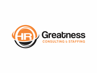 HR Greatness Consulting & Staffing  logo design by up2date