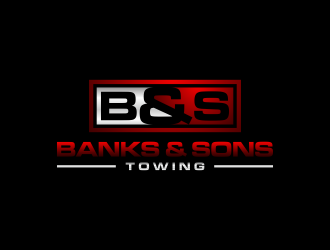 Banks & Sons Towing logo design by dewipadi