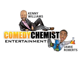 Comedy Chemist logo design by invento