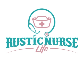 Rustic Nurse Life logo design by jaize