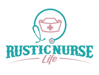 Rustic Nurse Life logo design by jaize