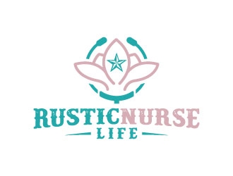 Rustic Nurse Life logo design by sanworks
