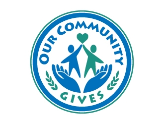 Our Community Gives logo design by jaize