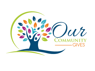 Our Community Gives logo design by bloomgirrl