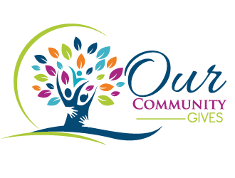 Our Community Gives logo design by bloomgirrl
